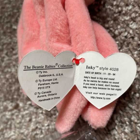 Beanie Babies original 1993 inky - Picture 5 of 5